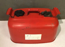 Evinrude Johnson Omc Outboard 6 Gallon Remote Red Metal Gas Tank Fuel Can Vtg