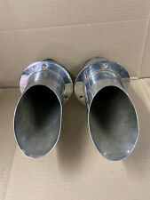 Marine Stainless Steel Boat Exhaust Tip Thru Hull Pair 4 With Flappers