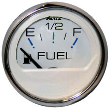 Faria Chesapeake White Ss 2 Fuel Level Gauge E-12-f