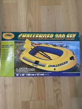 Intex Challenger Inflatable 2 Person Floating Boat Raft Set Air Pump 265 Lbs New