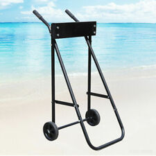 Heavy Duty Outboard Boat Motor Stand Carrier Cart Dolly Storage Transport 70kg