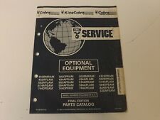 1992 Omc King Cobra Sterndrives Factory Service Parts Catalog 987493 Optional Eq