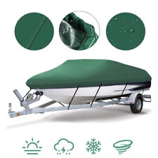 11-22ft Waterproof Heavy Duty Trailerable Boat Covers Fits V-hull Tri-hull Boat