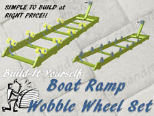 Boat Ramp Kit Jet Ski Wave Runner Shore Dock Lift Roller Wheel Set 1200-2000 Lb