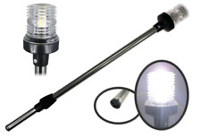 Pactrade Marine Boat Led All Round Anchor Plug-in Light Ss Pole 24 Wcollar 12v