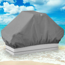 Boat Seat Cover Back To Back Double Seat Storage Cover 50l X 22w X 22h - Gray