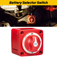 600a Dual Battery Selector Switch 4 Position 1-2-both-off For Marine Boat Truck