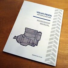 Volvo Penta Aq125a Aq145a Engine Service Repair Workshop Manual Book