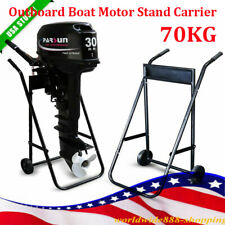 70kg Outboard Boat Motor Stand Carrier Cart Dolly Storage Pro Heavy Duty Usa