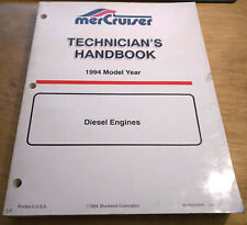 Mercruiser Diesel Engine D3.0l D3.6l D4.2l D7.3l Tech Handbook Manual 1994