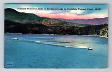 Nantahala Natl Forest Nc-north Carolina Outboard Motorboat Race Vintage Postcard