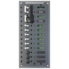 Blue Sea Boat Power Distribution Panel 8566 230v Ac 2 Sources Selector 9 Pos