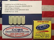 Ccms Omc Johnson Evinrude Sport Outboard Reed Valves 150-235 Hp V6 Cf Pn164s