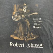 Vintage 1997 Robert Johnson T Shirt King Of The Delta Blues Jazz Mens Size Xxl