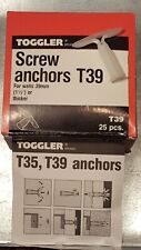 Toggler Anchors T35 T39 25 1-12 Plastic
