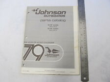 1979 Johnson Outboard Parts Catalog 50-55 Hp