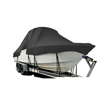 Boston Whaler 16 Dauntless Center Console T-top Hard-top Boat Cover Black