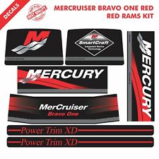 2016 Mercruiser Bravo One Red Decals Kit Red Rams Sticker Set 57