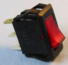 Philmore 30-395 Spst On-off 110v Lighted Red Rocker Switch 15a 125v Ac