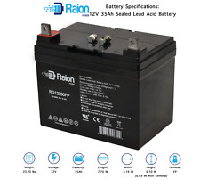 Raion Power Marine Deep Cycle Battery Agm 12v 35ah Battery For Minnkota Trolling