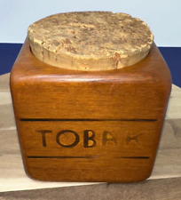 Vintage Sowe Konst Teak Wood Tobak Sovestad Sweden Mid Century Modern Vintage