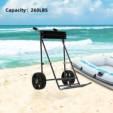 Adjustable Kayak Boat Engine Outboard Motor Trolley Trailer Carrier Stand Cart