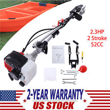 2.3hp 2 Stroke Outboard Motor Fishing Boat Engine Air Cooling Cdi System 52cc