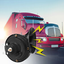 Black 12v Super Loud Train Horn Waterproof For Motorcycles Cars Truck Boat