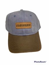 Evinrude Strap Back Hat Blue Black New
