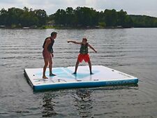 Boardworks Shubu 12x12 Inflatable Dock - Floating Platform And Swim Dock