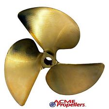 Acme 13 X 12 Inboard Propeller Right Hand Nibral Cupped 1 Bore 3 Blade