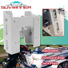 Adjustable 6 Outboard Boat Jack Plate For Jpl4500 Motor Power Lift Aluminum