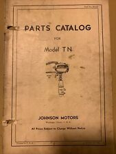Johnson Outboard Motor Parts Catalog 302425 Model Tn