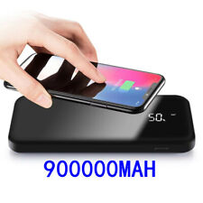 Qi Wireless Power Bank 900000mah Backup Portable Charger External Battery Backup