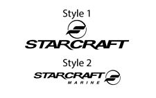 Set Of 2 Starcraft Boat Decals-3 Sizes And 2 Styles Available