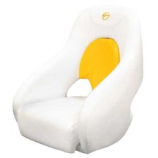 Crownline Boat Bucket Helm Seat Cream White Yellow