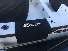 Sea Craft Embroidered Boat Boarding Mat 20x36 Black White