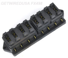 8-way Atc Fuse Panel Box Holder 8 In 8 Out Automotive Car Boat Rv Marine