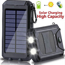 2022 Waterproof Solar Power Bank 10000000mah Portable External Battery Charger