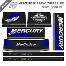 2016 Mercruiser Bravo Three Blue Decals Kit Gray Rams Sticker Set 66