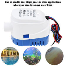 Automatic Submersible Boat Bilge Water Pump Auto With Float Switch-12v 1100gph