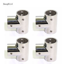 Bangbird 4 Pack 90 Degree 1 Inch Tee Boat Hand Rail Fittings 316 Stainless Steel