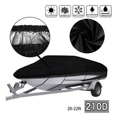 20-22ft Boat Cover Heavy Duty Waterproof For Fishing Ski Bass V-hull Runabout