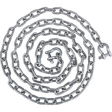 Vevor 10 Boat Anchor Chain 516 8mm Galvanized Steel With Two Shackles