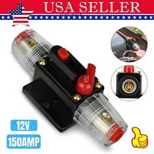 150amp Circuit Breaker Stereo Inline Replace Reset Fuse 12v For Car Audio Marine