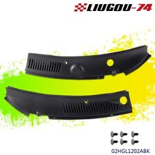 2pcs Windshield Wiper Cowl Vent Grille Panel Hood Fit For 1999-2004 Ford Mustang