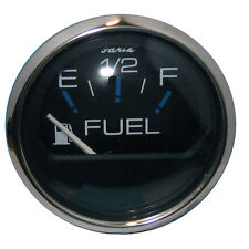 Faria Beede 13701 Chesapeake Black Ss Fuel Level Gauge E-12-f