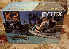 Intex Challenger K2 2-person Inflatable Kayak Accessory Kit-oars-pump-bagnib