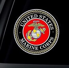 U.s. Marine Corps Usmc Logo Car Decal Sticker Vinyl American Usa Merica