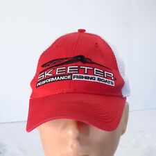Skeeter Performance Fishing Boats Eat.sleep.fish. Red White Strapback Hat Cap